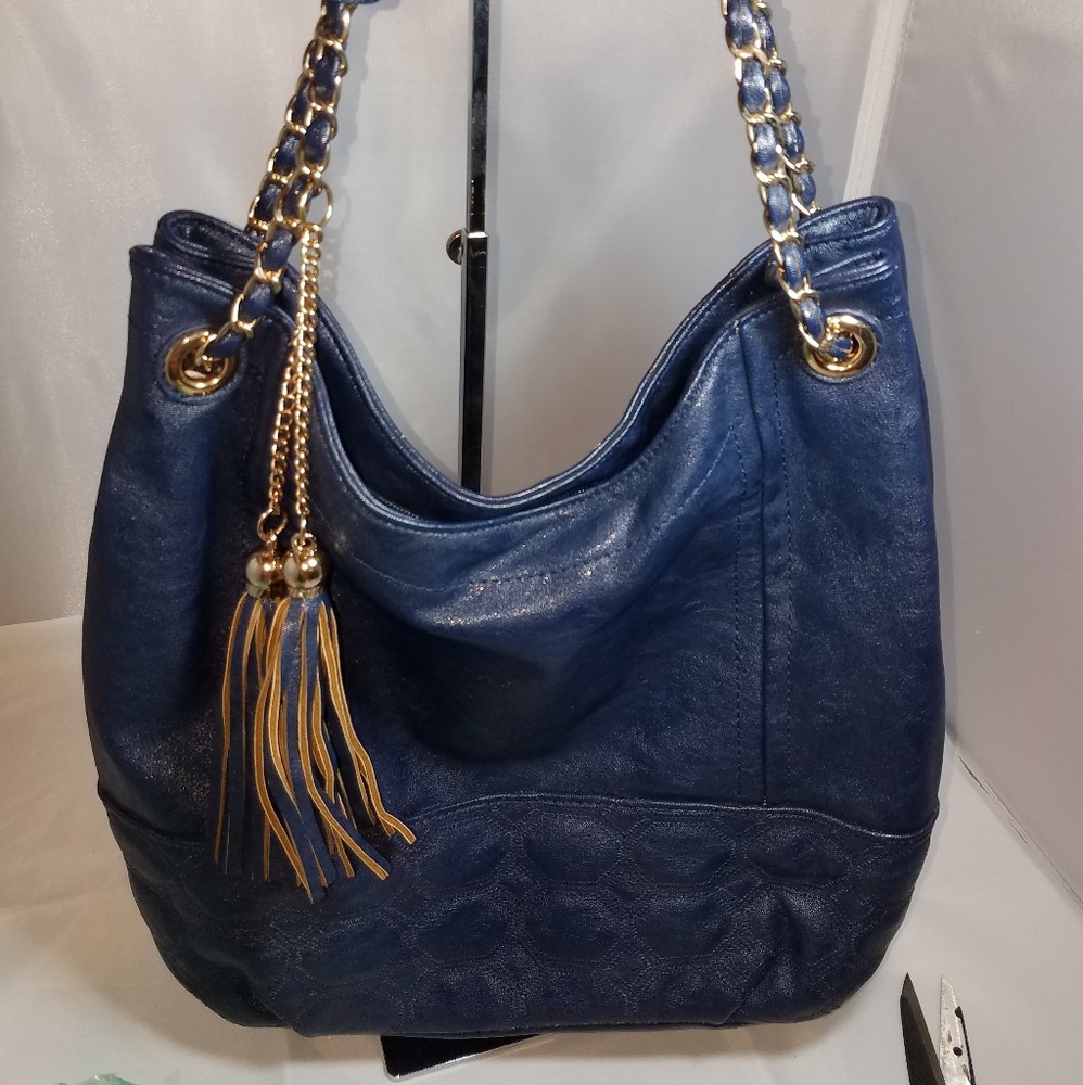 Vegan Leather Big Budda shoulder bag